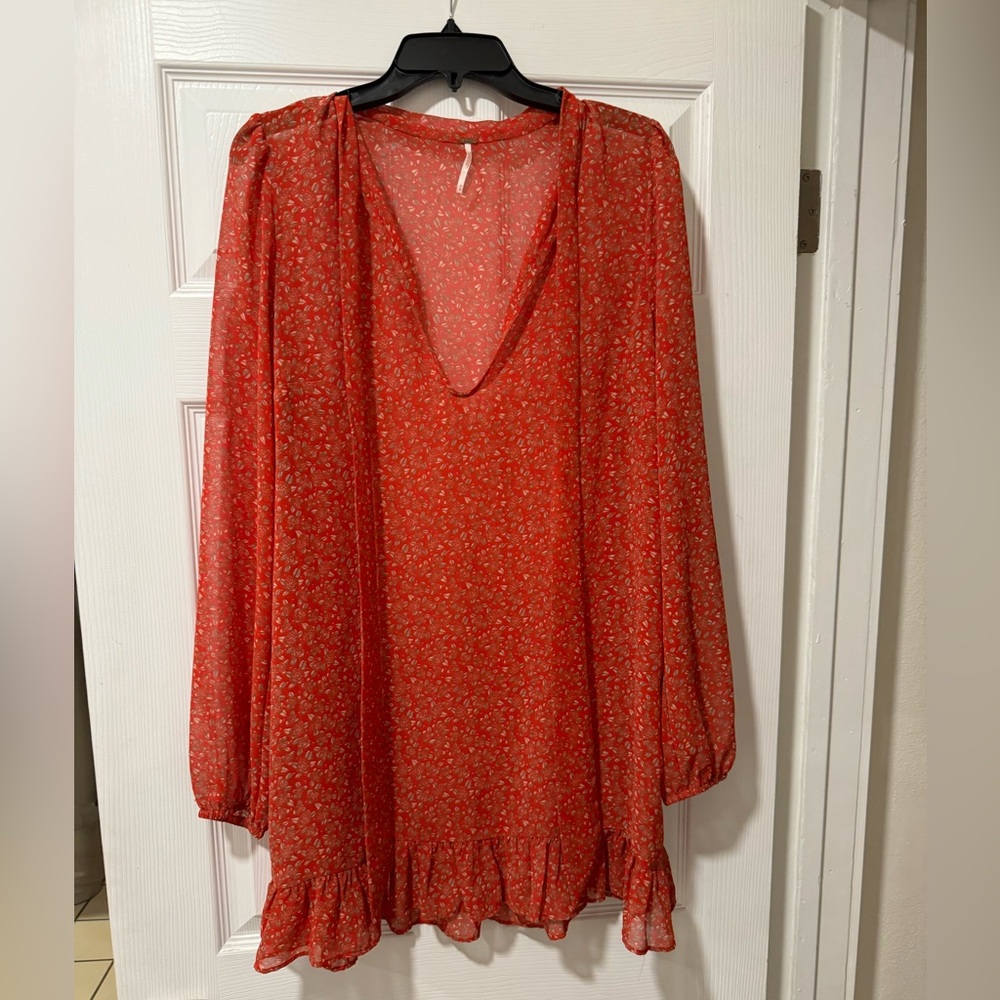 Free People sheer dress